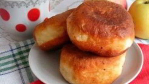 пончики с яблочной начинкой