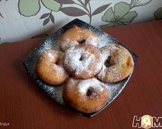 Пончики с яблоком