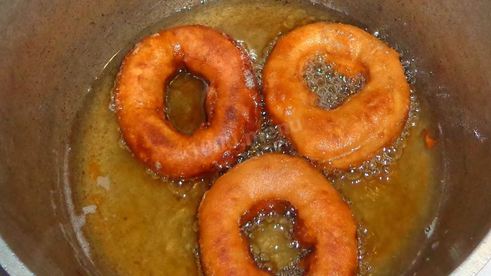 шоколадные пончики