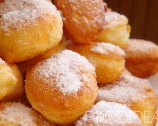 Яблочные пончики