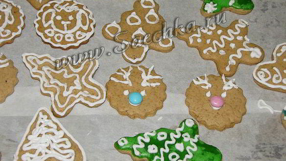 Рецепт Имбирных пряников на меду