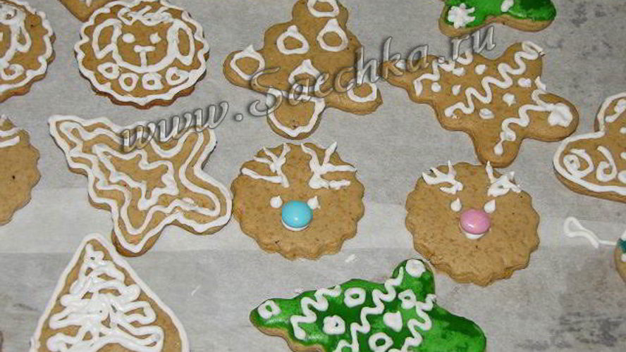 Рецепт имбирных пряников на меду