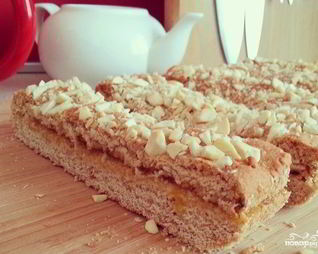 Коврижка медовая с орехами