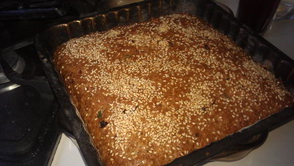 Рецепт Коврижки постной фруктово-ореховая