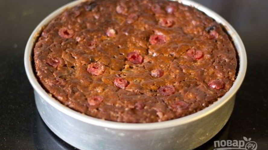 Рецепт коврижки с сухофруктами