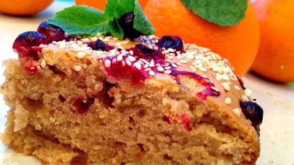 Рецепт Постной коврижки с апельсиновым соком