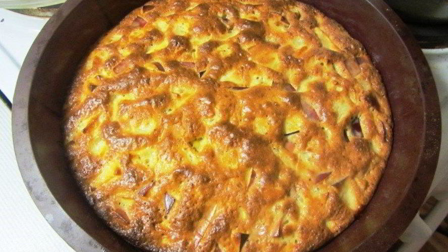 Рецепт быстрой яблочной шарлотки