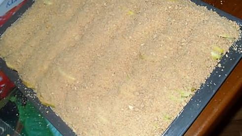 французкая шарлотка с крошками