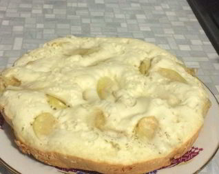 Классическая шарлотка с яблоками