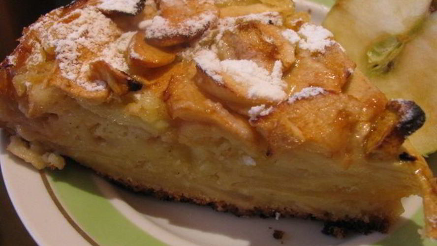 Рецепт очень яблочной шарлотки