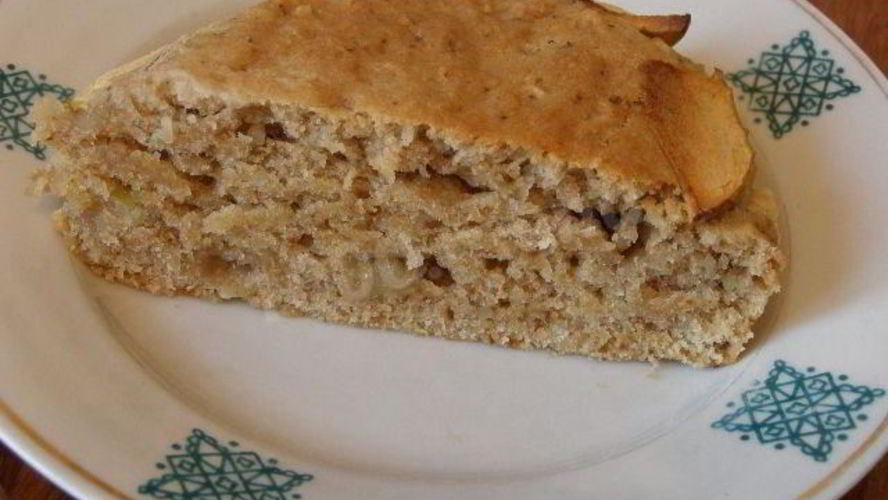 Рецепт постной шарлотки с яблоками
