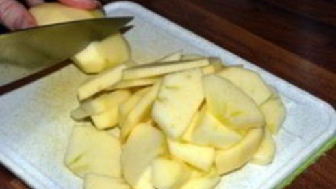 постная шарлотка