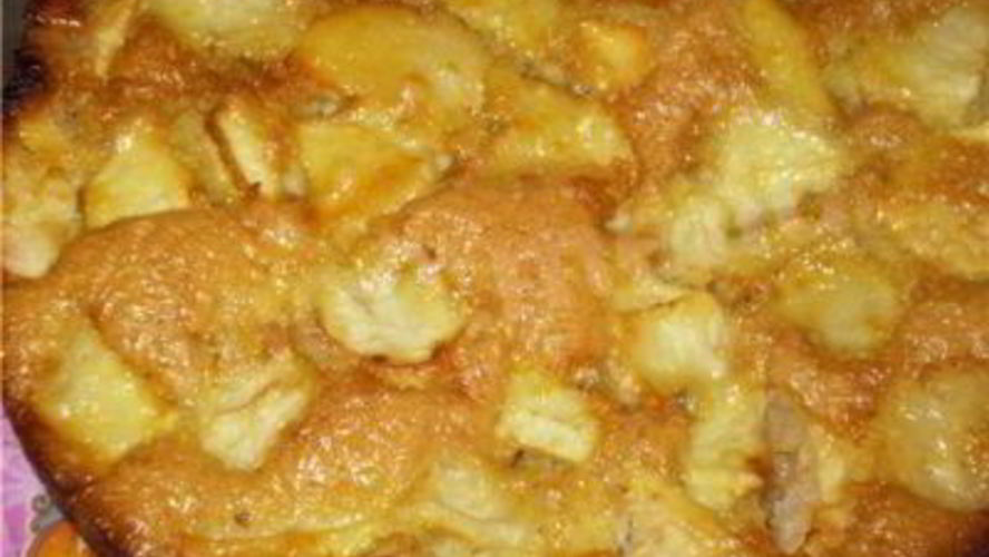 Рецепт простой шарлотки с яблоками