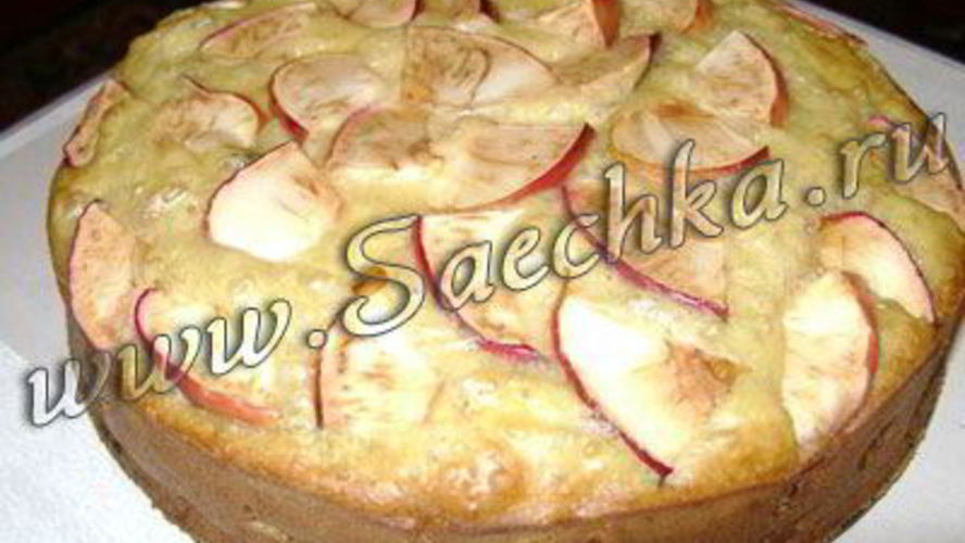 Рецепт шарлотки двойной