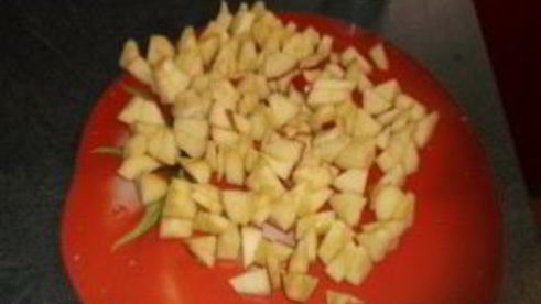 шарлотка на йогурте с яблоками