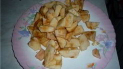 шарлотка с апельсинами и яблоками