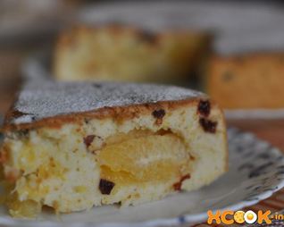 Шарлотка с апельсинами