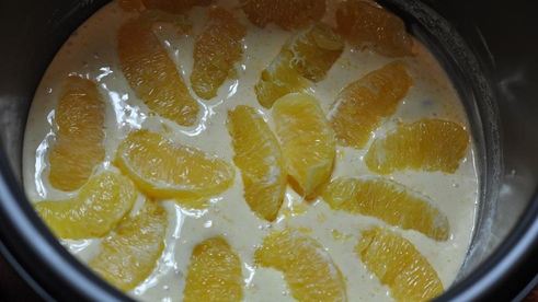 шарлотка с апельсинами