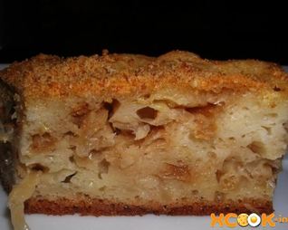 Шарлотка с капустой