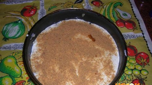 шарлотка с капустой