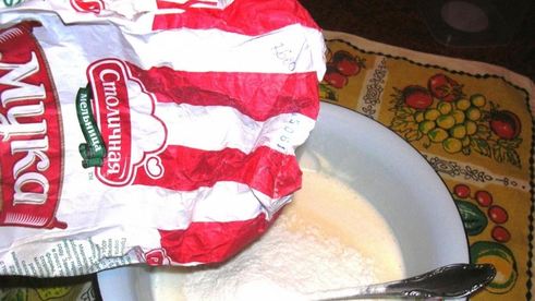 шарлотка с капустой