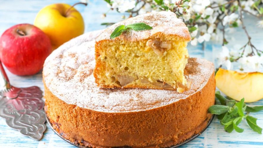 Рецепт шарлотки с корицей