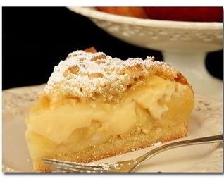 Шарлотка с медом и корицей