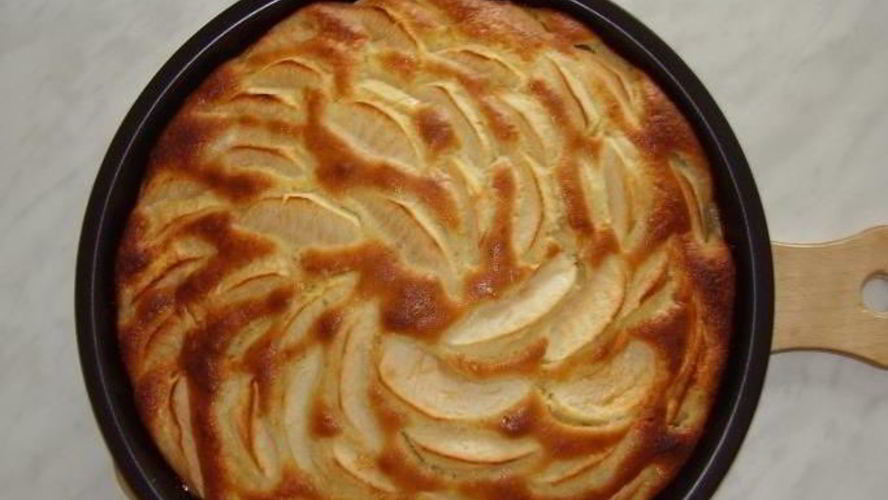 Рецепт шарлотки с разрыхлителем