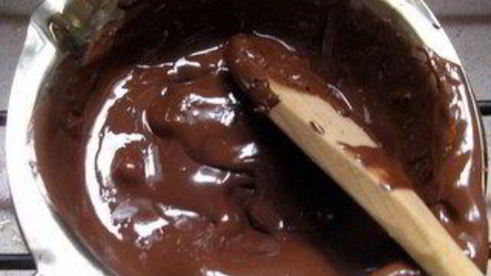 шарлотка с шоколадным суфле-глясе