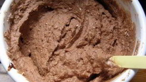 шарлотка с шоколадным суфле-глясе