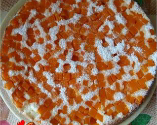 Шарлотка с тыквой