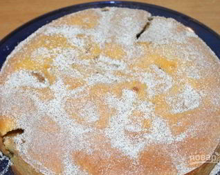 Шарлотка с яблоками без муки