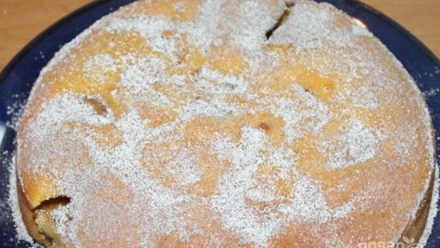 Рецепт шарлотки с яблоками без муки