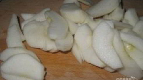 шарлотка с яблоками без муки