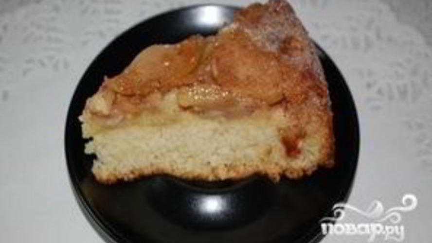 Рецепт шарлотки с яблоками и карамелью