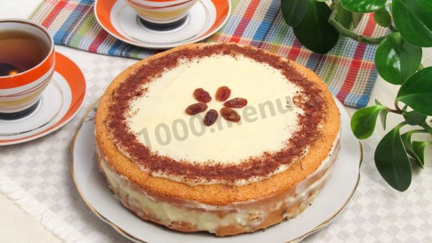 Рецепт шарлотки с заварным кремом