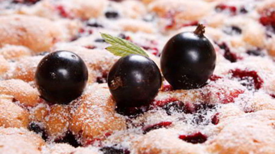 Рецепт шарлотки со смородиной