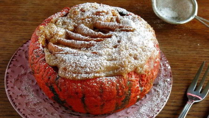 Рецепт шарлотки в тыкве