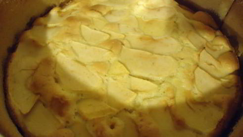 шарлотка яблочная