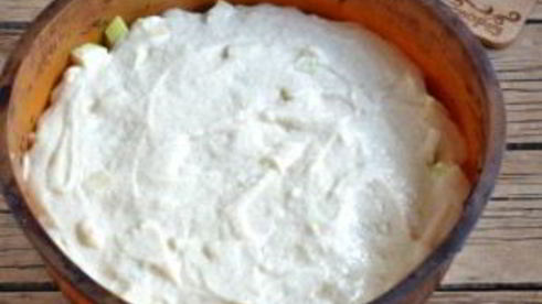 вегетарианская шарлотка