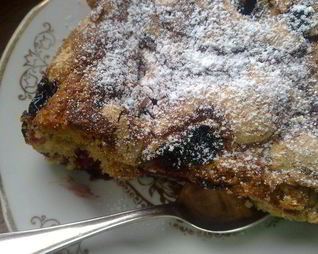 Вишневая шарлотка