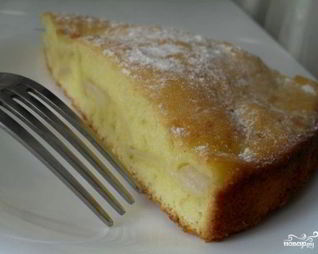 Яблочно-грушевая шарлотка