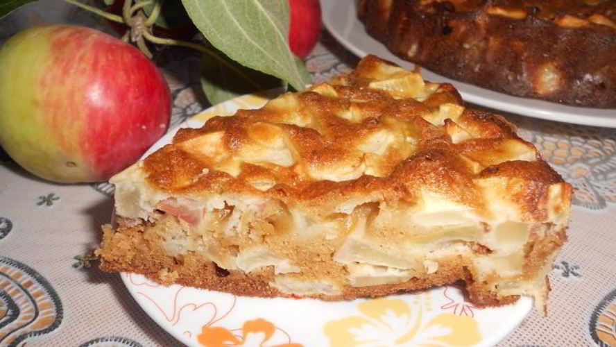 Рецепт яблочно-медовой шарлотка