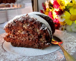 Шоколадно-ореховый рулет