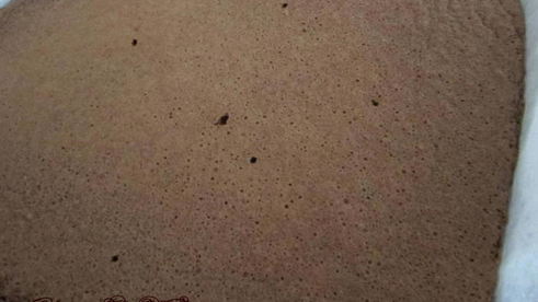 шоколадно-ореховый рулет