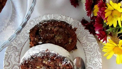 шоколадно-ореховый рулет