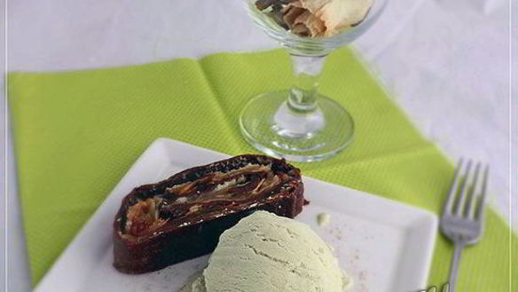 Рецепт Шоколадного штруделя