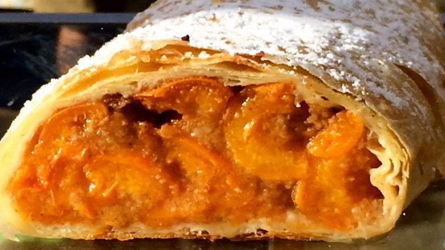 Рецепт штруделя с абрикосами