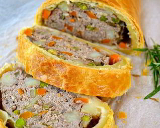 Штрудель с мясом