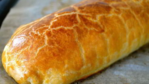 штрудель с мясом